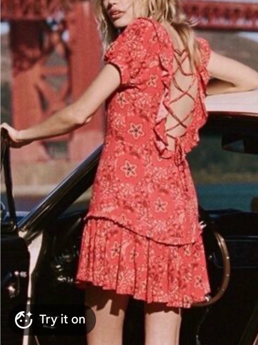 Spell Celestial red play dress
